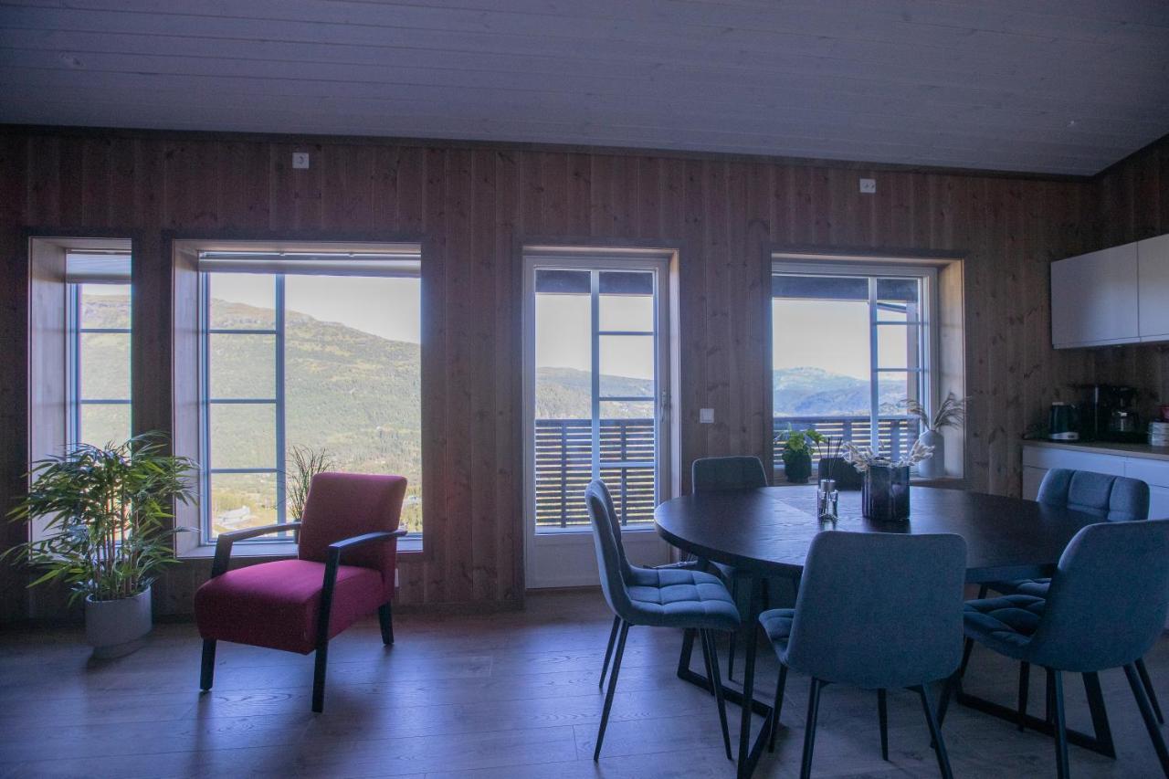 Hodlekve Panorama 5 - Amazing View Apartman Sogndal Kültér fotó
